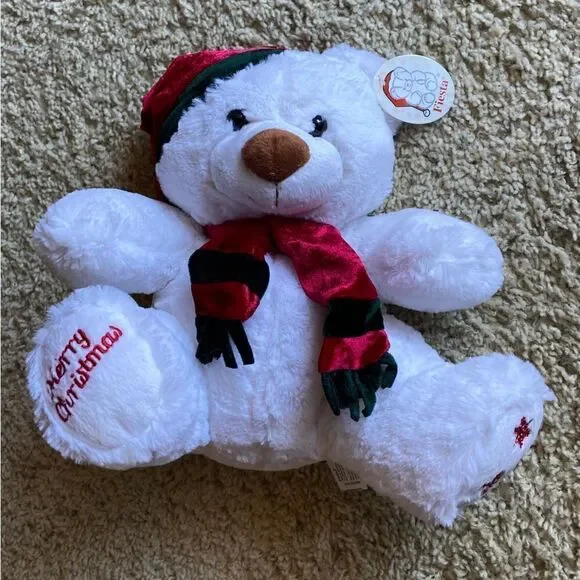 NWT Vtg 2011 Fiesta Sitting Bear 10” Stuffed Animal - Picture 2 of 7